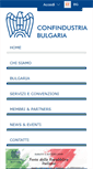 Mobile Screenshot of confindustriabulgaria.bg